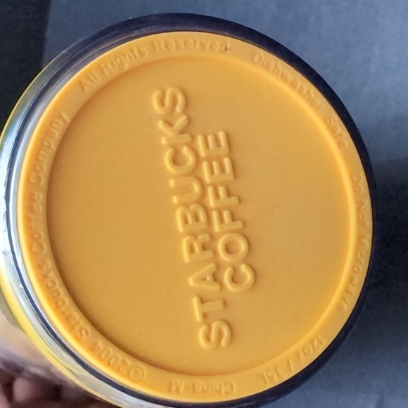 Starbucks 12 oz Sweden Coffee Tumbler with A Dala Horse Graphic,Yellow/White. - Picture 8 of 12